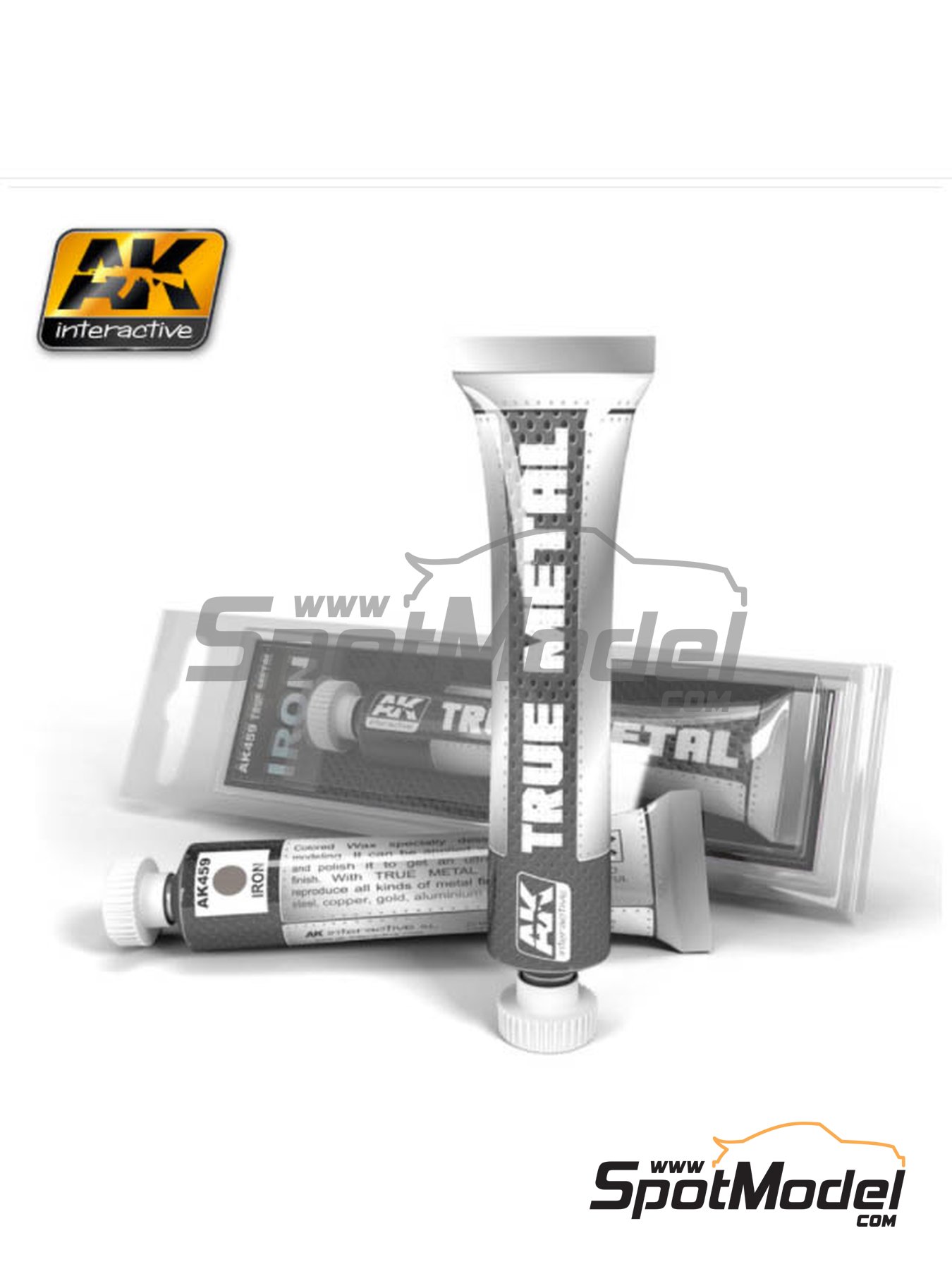 ＡＫクラフト30g AK Interactive AK459: AK True Metal Iron 1 x 25gr (ref. AK-459